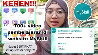 PLATFORM TERBAIK BUAT UPGRADE SKILL ❗REVIEW FITUR E-LEARNING MYSKILL ❗