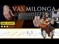 TE VAS MILONGA (Milonga) 🎸 Abel Fleury | Guitar TABS Tutorial |