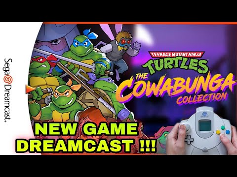 Cowabunga collection - Dreamcast homebrew (SNES, NES, MD, NES,VHS) By Ian Michael