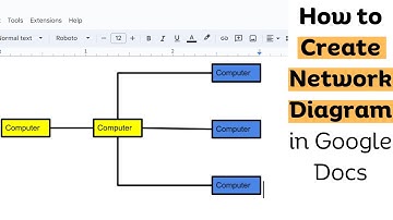 How to Create Network Diagram In Google Docs In 2023 ||  Network Diagram In Google Docs