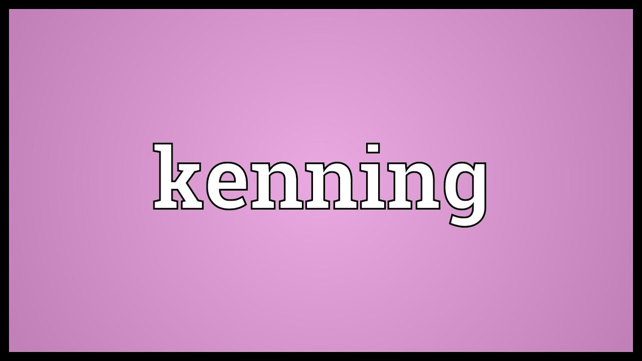 Kenning Meaning