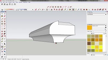 Sketch Up How To Make Rounded And Chamfer Edge Turorial