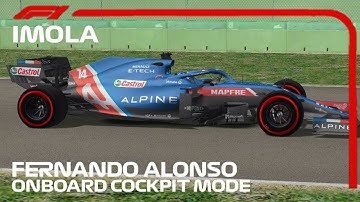 F1 2021 Fernando Alonso Onboard Lap Imola Cockpit View | Rfactor F1 2021 A&M Download Links