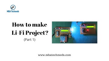 How to Make Li-Fi Project ? Part 1 (Code + Circuit)