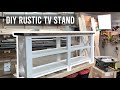Diy rustic tv stand  do it yourself woodworking