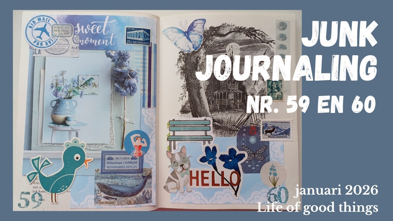 DIY Junk journaling nr.  59 en 60