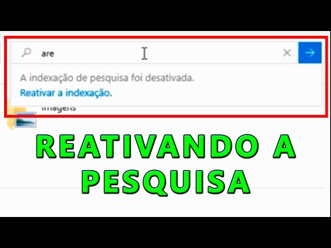 Vídeo: Como desativar a pesquisa no Windows