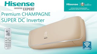 Обзор кондиционера Hisense серии Premium CHAMPAGNE SUPER DC Inverter (инвертор) AS-10UW4SVETG107(C)