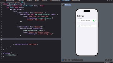 Integrate Face ID with SwiftUI and keychain