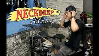 Neckdeep - December feat Mark Hoppus Drum Cover