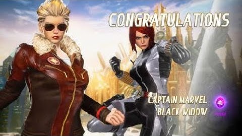 MARVEL VS. CAPCOM: infinite captain marvel and black widow arcade mode