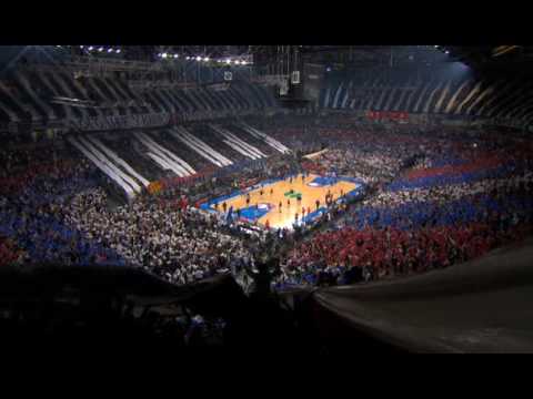 Atmosfera u "Areni" uoci kosarkaske utakmice Partizan - Makabi