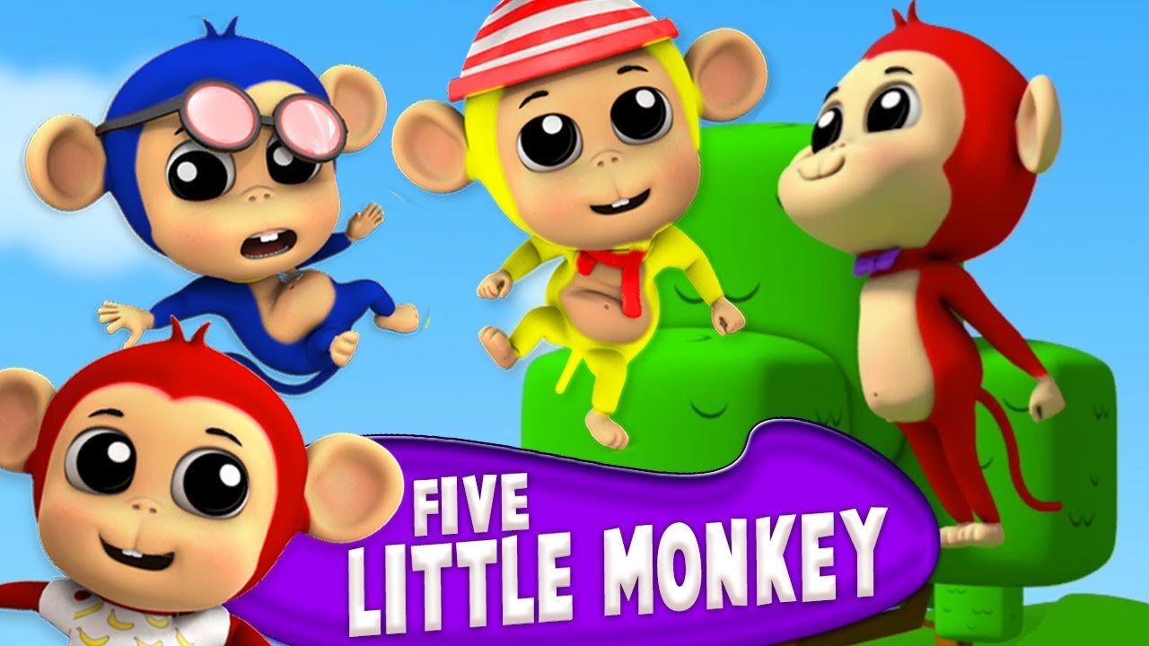 năm con khỉ nhỏ | vần tiếng việt | Five Little Monkeys | Farmees Vietnam | nhac  thieu nhi hay nhất - YouTube
