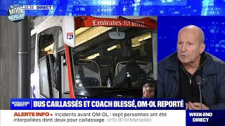 Om-Ol : Le Match Reporté Après Le Caillassage Du Bus Lyonnais, Fabio Grosso Blessé À La Tête