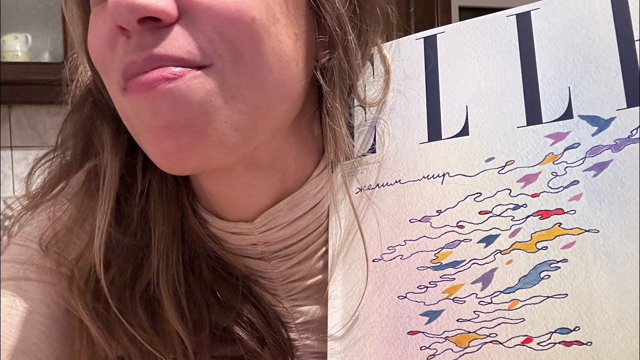 ASMR PAGE TURNING PAGE SQUEEZING GLOSSY PAPER EXTRA EDITION