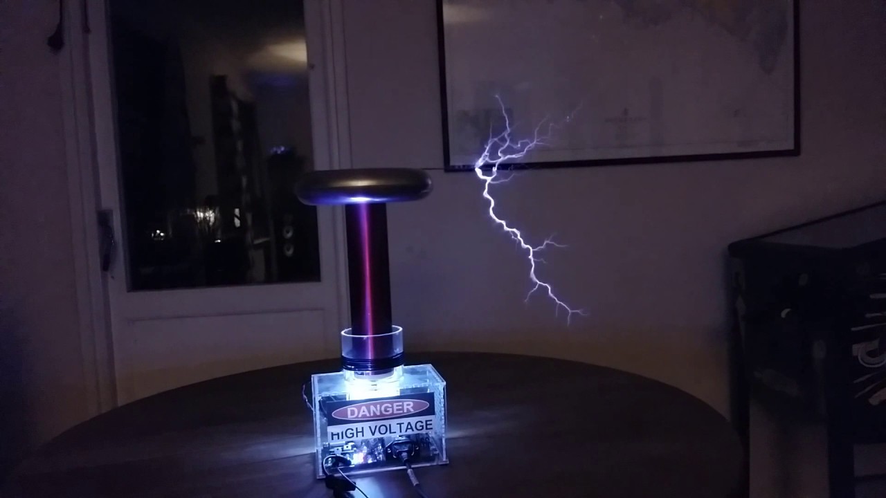 Wintergatan Marble Machine played on Tesla Coil (oneTesla) - YouTube