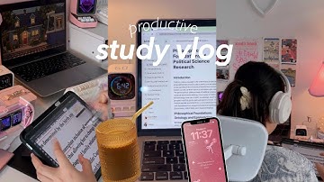 Study Vlog 📚 productive days in my life, cafe hopping, prep for finals, study motivation, uni vlog
