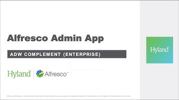 The new Alfresco Admin Application for ACS and APS (Enterprise)