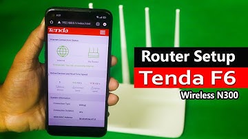 Tenda F6 | Tenda F6 Wifi Router Full Setup | Tenda F6 N300 Wifi Router Setup With Phone