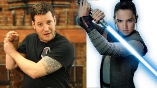 Expert Sword Fighter Reviews Star Wars Lightsaber Battle Scenes