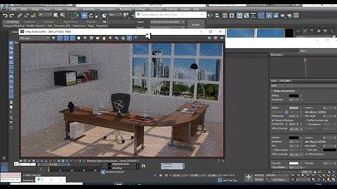 3Dsmax Tutorials, Learn 3D Modeling, Texturing & Lighting an Office Cabin Interior in 3dsmax (P12)