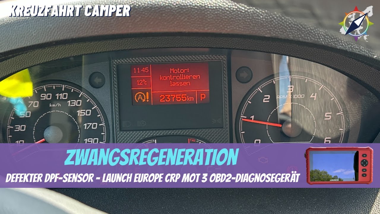 Zwangsregeneration Defekter DPFSensor LAUNCH Europe CRP MOT 3 OBD2Diagnosegerät YouTube Zwangsregeneration Defekter DPFSensor LAUNCH Europe CRP MOT 3 OBD2Diagnosegerät YouTube