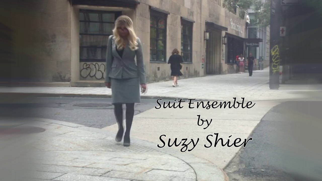 Secretary Look - Grey Business Ensemble