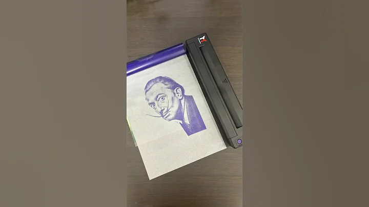 Print it for you using P19 Tattoo Printer and Audersigt® Silver label roll transfer paper. #tattoo