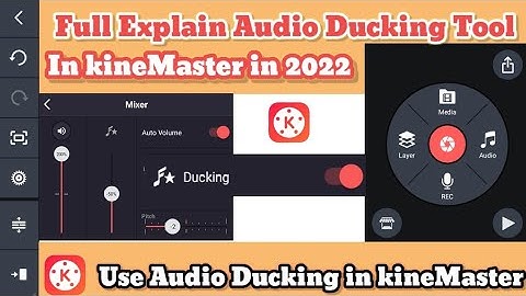 Audio Ducking Tool use in kineMaster | Audio Ducking ka kaise use kare kineMaster me |
