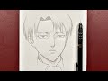 Anime drawing  how to draw levi ackerman stepbystep using just a pencil