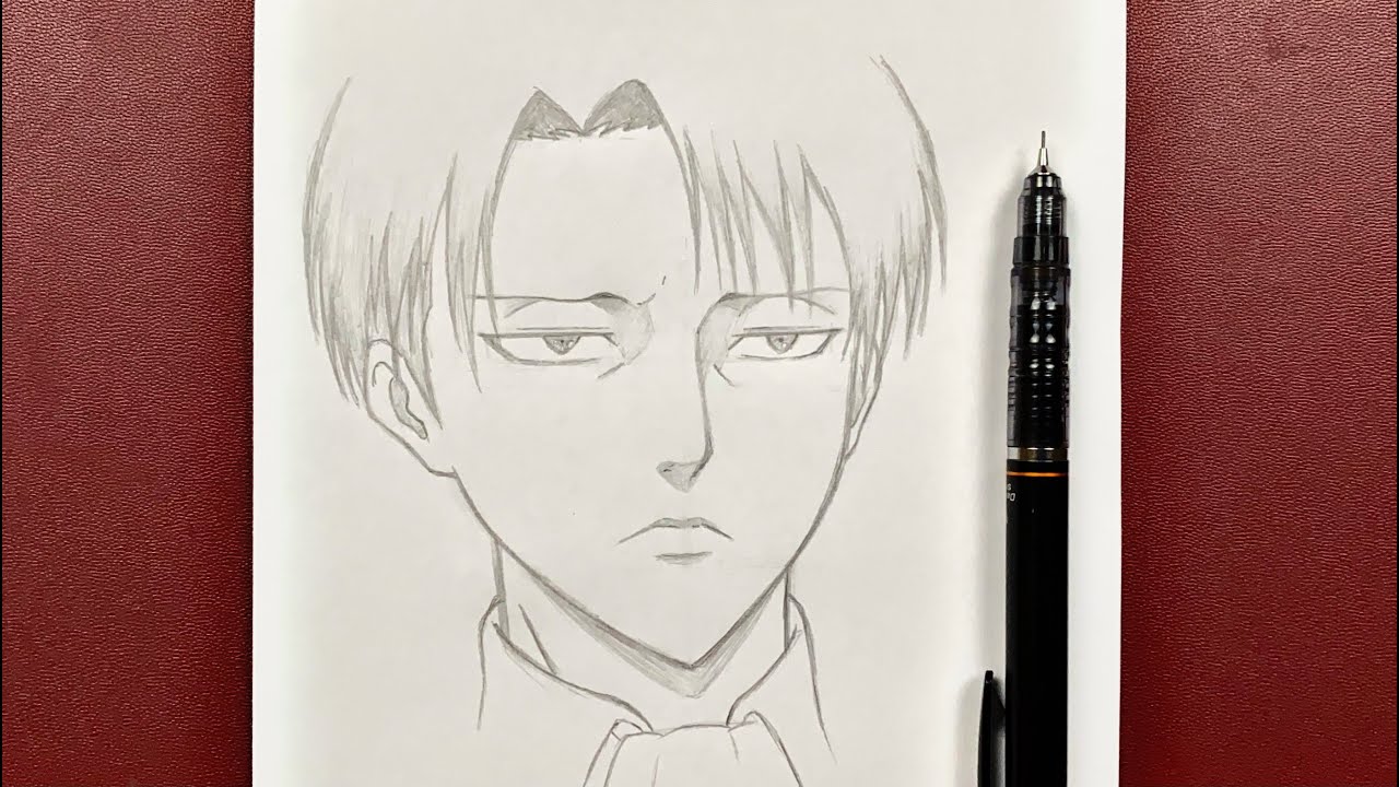 Anime | how to draw Ackerman using just a pencil - YouTube