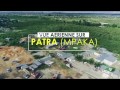 Vue aerienne sur patra mpaka