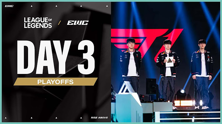 League of Legends at EWC 25 - Day 3 - Playoffs