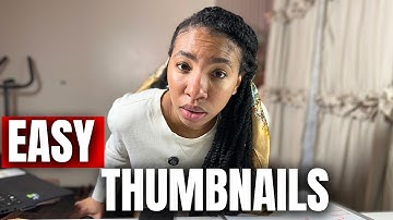 How to make thumbnails to get more VIEWS- In just 5 minutes!