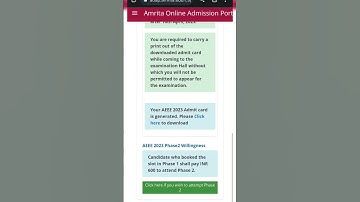 AEEE 2023 PHASE 2 payment link available