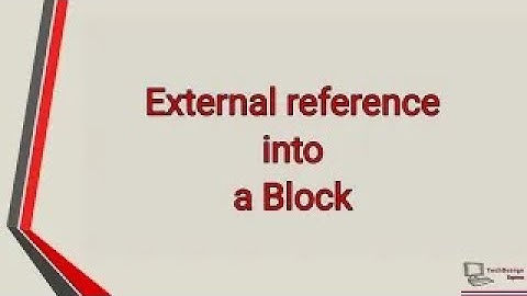 BLOCKS//How to create a Block from an External Reference?// xref to block  in Autocad.