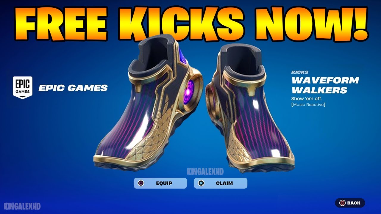 Как получить Daft Punk Waveform Walkers Kicks ПРЯМО СЕЙЧАС БЕСПЛАТНО в Fortnite!