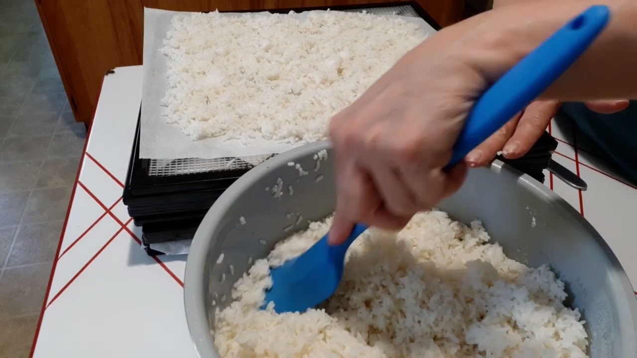 Dehydrating Rice Instant Rice YouTube