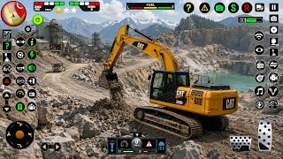 CAT Excavator Construction Simulator Gameplay 🔥 | Realistic Controls & Work
