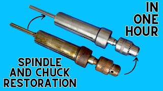 Restoring A Delta Drill Press Spindle Chuck Drill Press Restoration Ep 2