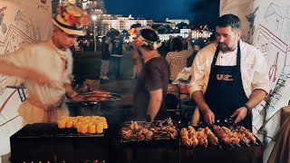 Огромный фестиваль уличной еды в Беларусь. Huge street food festival in Minsk/Belarus.