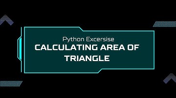 Python Program to Calculate Area of Triangle | Beginner Python Tutorial