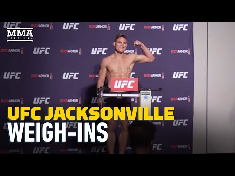 UFC Jacksonville: Official Weigh-In Live Stream - MMA Fighting