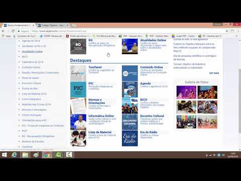 Tutorial Portal Objetivo - UNIFEV