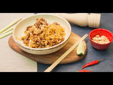 Рисовая лапша с арахисом | Кто готовит — тот не моет