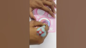 Spirograph Red ♥️ and 🔵 Blue Colour Combination Full And Half Design #satisfyingvideo #spirograph