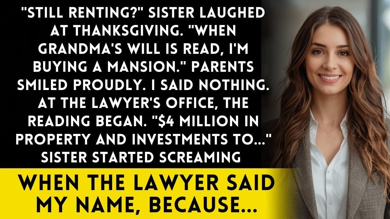 Sister Mocked My 'Cheap Apartment'   She Didn't Know I'd Just Inherited Grandma's $4M Portfolio