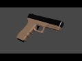 DETAİLED GLOCK MODEL MAKİNG BLENDER3D