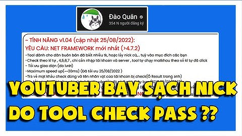 Ngọc Rồng Online - Youtuber Bay Sạch Dàn Nick Set Kích Hoạt Vì Tool Check Pass