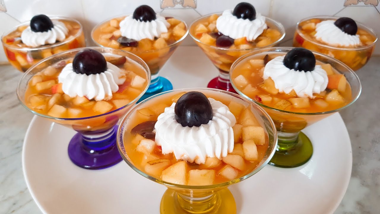 سلسلة طلبيات المقهى☕فكرة 3 : سلطة الفواكه السهلة اللذيذة🍹🍎🍌🍇🍐 مع بعض النصائح و التفاصيل المهمة